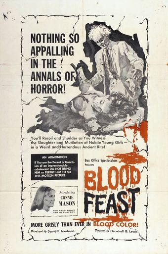 blood feast 1963 poster