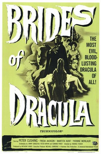 the brides of dracula 1960 poster