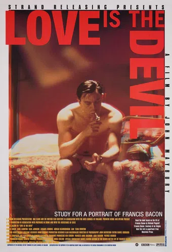 love is the devil: study for a portrait of francis bacon 1998 poster