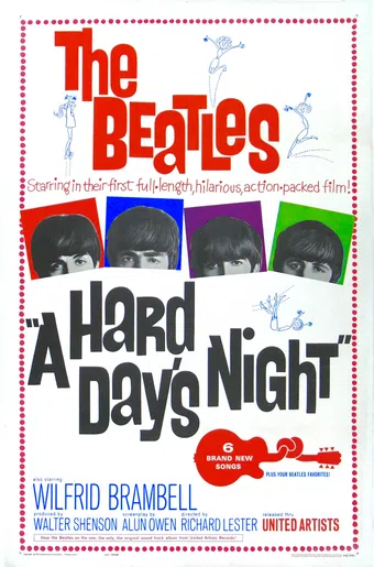 a hard day's night 1964 poster