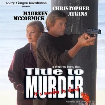 title to murder 2001 poster