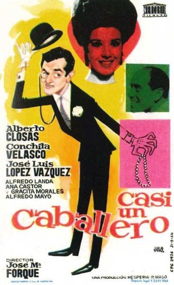 casi un caballero 1964 poster