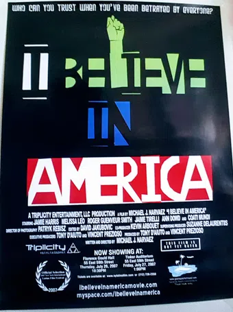 i believe in america 2007 poster