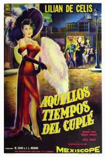 aquellos tiempos del cuplé 1958 poster