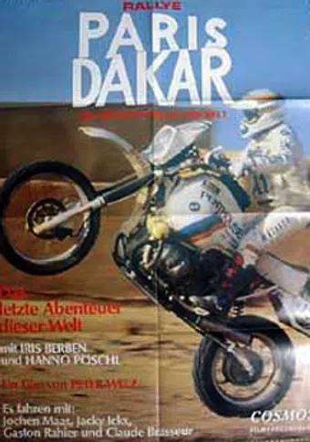 rallye paris - dakar 1984 poster