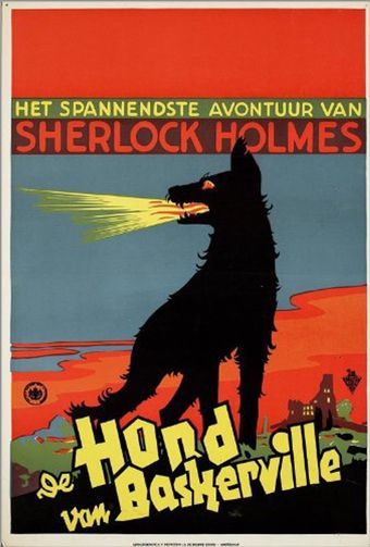 der hund von baskerville 1914 poster