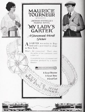 my lady's garter 1920 poster