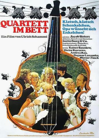 quartett im bett 1968 poster