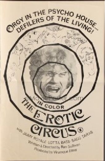 the erotic circus 1969 poster