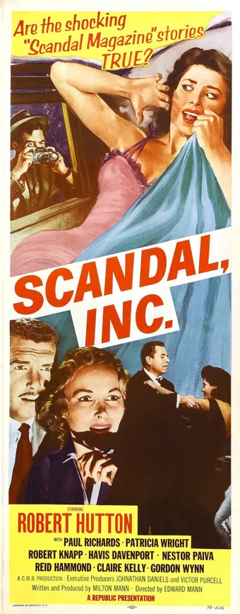 scandal incorporated 1956 poster