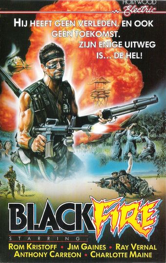 black fire 1985 poster