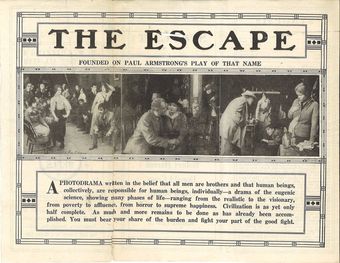 the escape 1914 poster