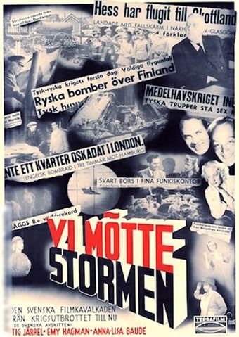 vi mötte stormen 1943 poster