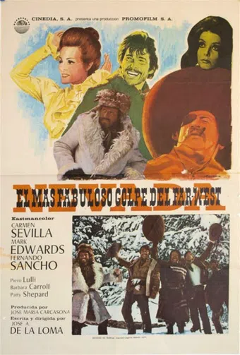 el más fabuloso golpe del far-west 1972 poster