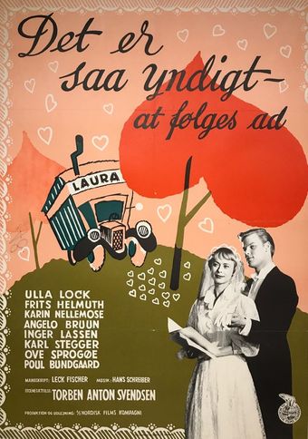 det er så yndigt at følges ad 1954 poster