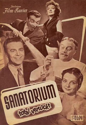 sanatorium total verrückt 1954 poster