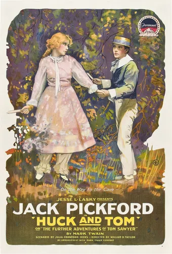 huck and tom 1918 poster