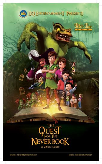 peter pan: the quest for the never book 2018 poster