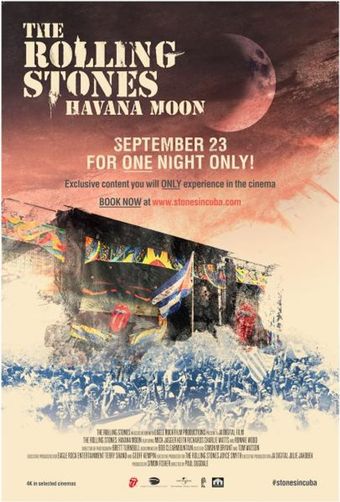 the rolling stones: havana moon 2016 poster