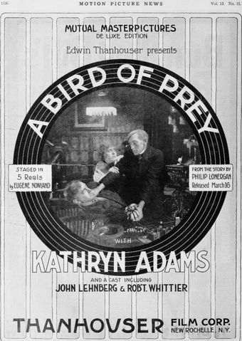 a bird of prey 1916 poster