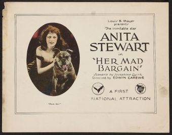 her mad bargain 1921 poster