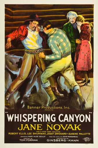 whispering canyon 1926 poster