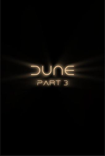 dune: part three poster