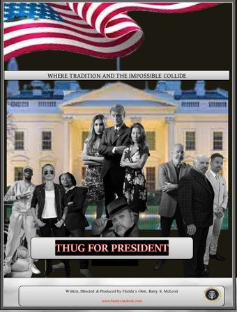 thug for president 2023 poster