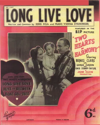 two hearts in harmony 1935 poster