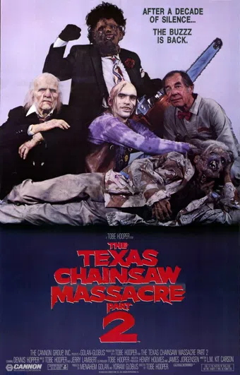 the texas chainsaw massacre 2 1986 poster