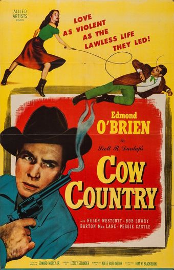 cow country 1953 poster