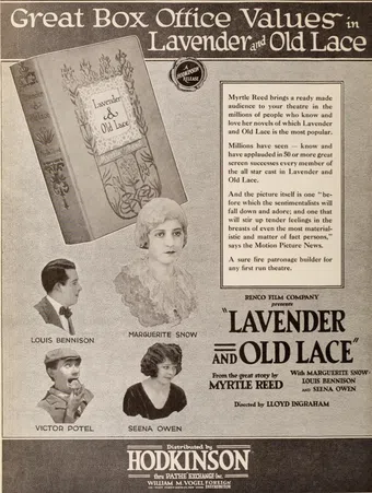 lavender and old lace 1921 poster