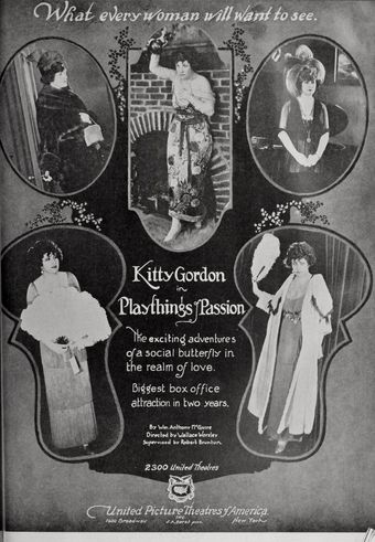 playthings of passion 1919 poster