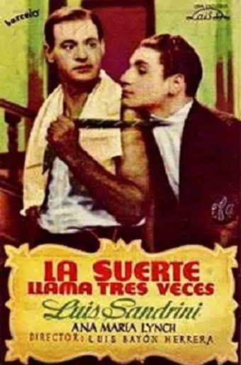 la suerte llama tres veces 1943 poster