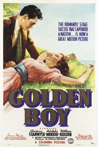 golden boy 1939 poster