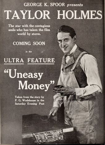 uneasy money 1918 poster