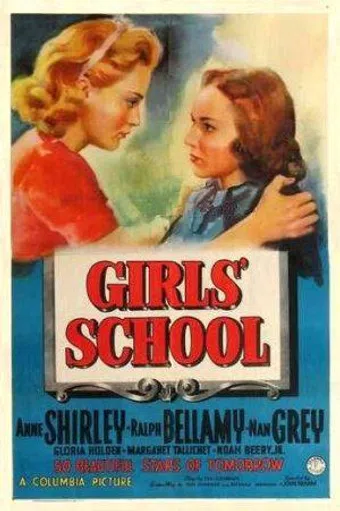 girls' school 1938 poster