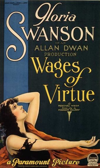 wages of virtue 1924 poster