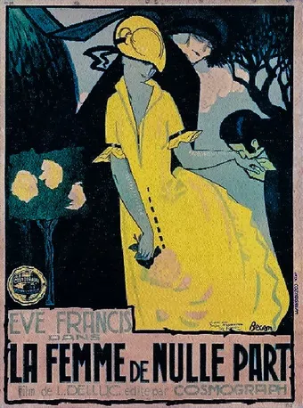 la femme de nulle part 1922 poster