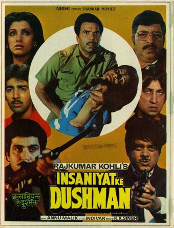 insaniyat ke dushman 1987 poster