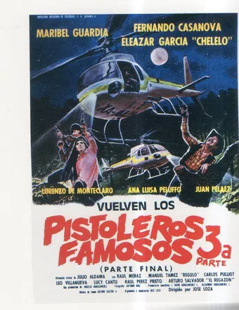 vuelven los pistoleros famosos iii 1987 poster