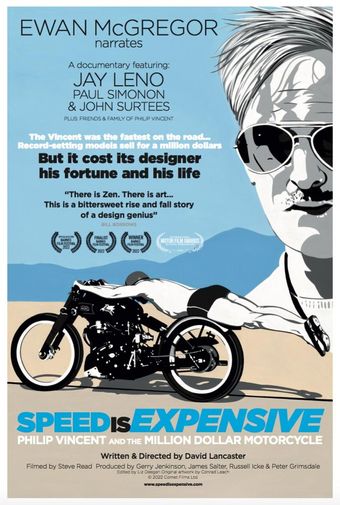 speed is expensive: philip vincent and the million dollar motorcycle 2023 poster