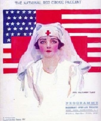 national red cross pageant 1917 poster