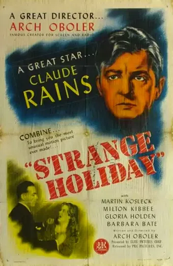 strange holiday 1945 poster