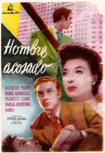 hombre acosado 1952 poster