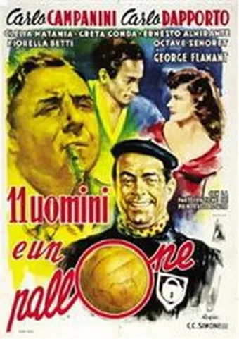 11 uomini e un pallone 1948 poster