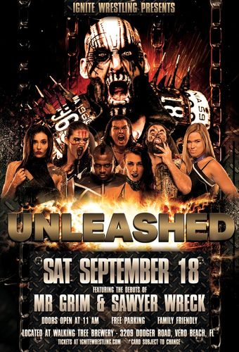 ignite wrestling unleashed: dark match 2021 poster