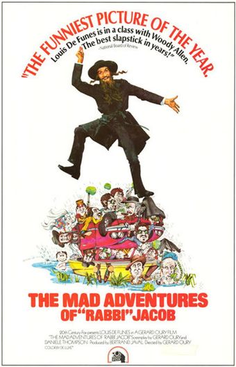 les aventures de rabbi jacob 1973 poster