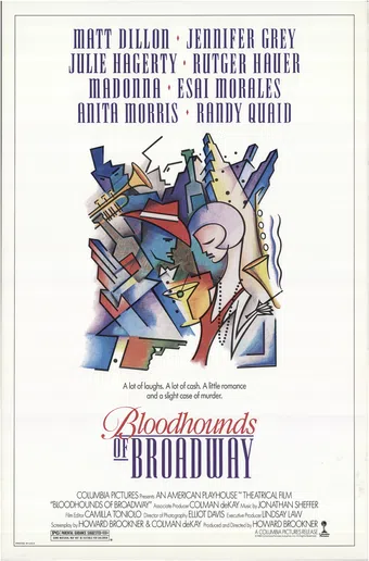 bloodhounds of broadway 1989 poster