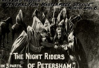 the night riders of petersham 1914 poster